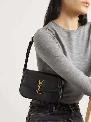 Saint Laurent Solferino Mini Leather Shoulder Bag | Thumbnail 2 Saint Laurent Solferino Mini Leather Shoulder Bag | Thumbnail 2