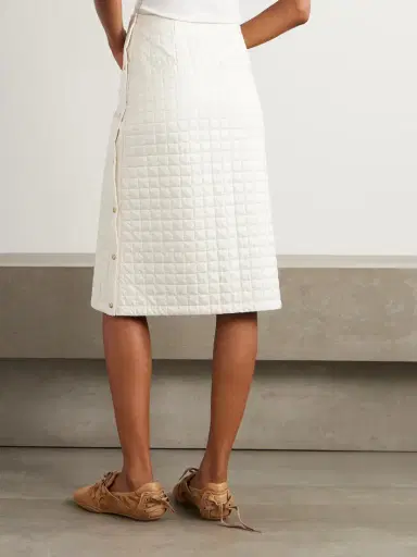 Moncler Quilted Shell Midi Skirt | Thumbnail 4 Moncler Quilted Shell Midi Skirt | Thumbnail 4