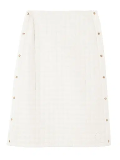 Moncler Quilted Shell Midi Skirt | Thumbnail 1 Moncler Quilted Shell Midi Skirt | Thumbnail 1