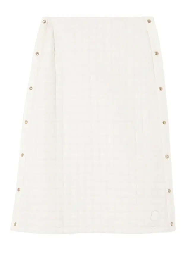 Quilted Shell Midi Skirt