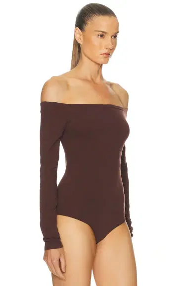 Alaïa Off The Shoulder Bodysuit | Thumbnail 3 Alaïa Off The Shoulder Bodysuit | Thumbnail 3