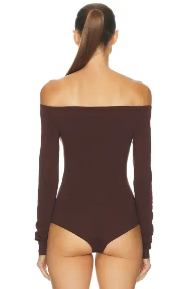 Alaïa Off The Shoulder Bodysuit | Thumbnail 4 Alaïa Off The Shoulder Bodysuit | Thumbnail 4