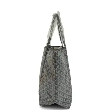 goyard Goyard Goyardine Grey St. Louis PM Tote Bag Palladium Hardware | Thumbnail 4
