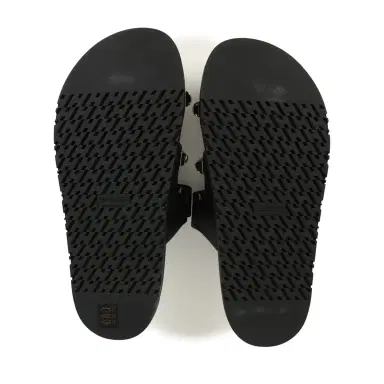 HERMÈS Hermes Chypre Techno Sandals Black Studded Calfskin Palladium Hardware 38 EU | Thumbnail 8