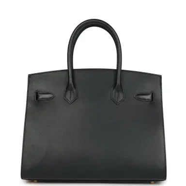 HERMÈS Pre-owned Hermes Birkin 30 Bleu Minuit Monsiuer Gold Hardware | Thumbnail 5 HERMÈS Pre-owned Hermes Birkin 30 Bleu Minuit Monsiuer Gold Hardware | Thumbnail 5