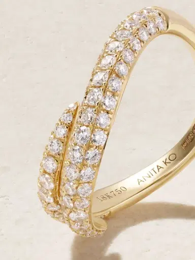 Anita Ko Zara 18-karat Gold Diamond Ring | Thumbnail 4 Anita Ko Zara 18-karat Gold Diamond Ring | Thumbnail 4