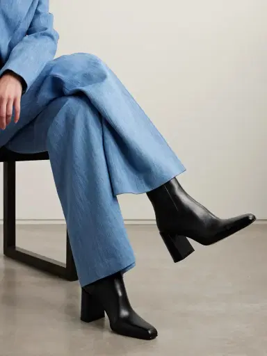 Gabriela Hearst Luke Leather Ankle Boots | Thumbnail 2 Gabriela Hearst Luke Leather Ankle Boots | Thumbnail 2