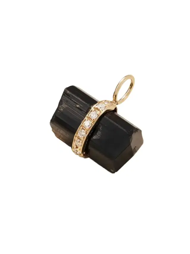 14-karat Gold, Tourmaline And Diamond Pendant
