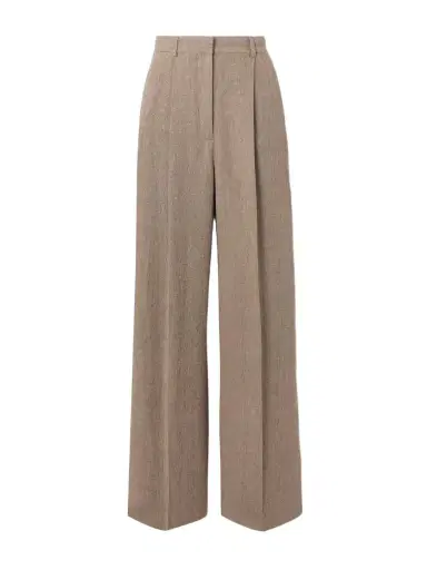 Loro Piana Kurt Pleated Linen Wide-leg Pants | Thumbnail 1