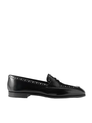 Church's Onyx Studded Leather Loafers | Thumbnail 1 Church's Onyx Studded Leather Loafers | Thumbnail 1