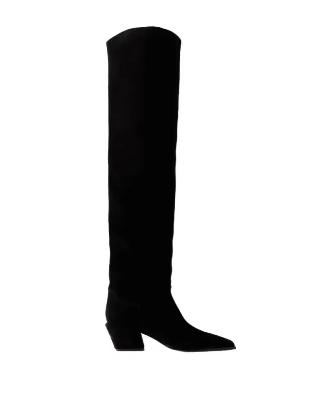 Bettina 50 Suede Over-the-knee Boots