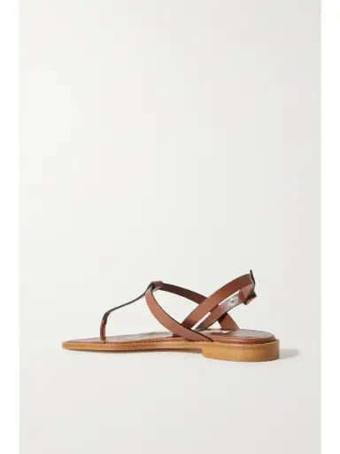 Manolo Blahnik Hata Leather Slingback Sandals | Thumbnail 3 Manolo Blahnik Hata Leather Slingback Sandals | Thumbnail 3