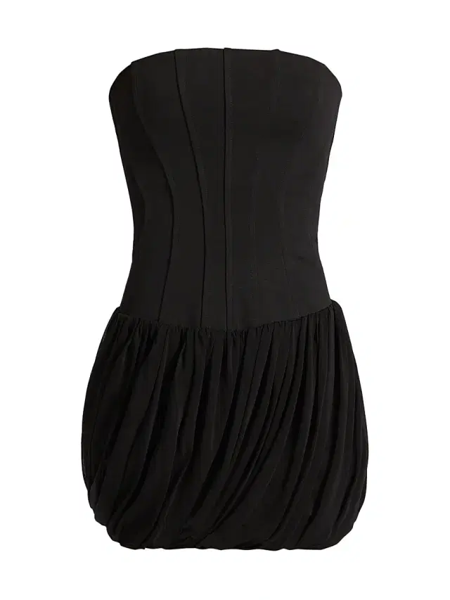 SIMKHAI Women's Josie Bustier Minidress - Black