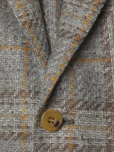 Sartorio Napoli Men's Plaid Virgin Wool Blend Jacket | Thumbnail 6 Sartorio Napoli Men's Plaid Virgin Wool Blend Jacket | Thumbnail 6