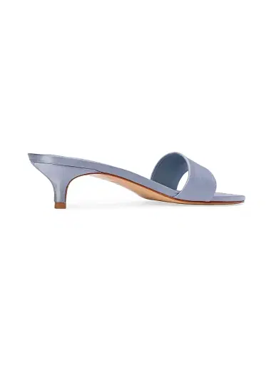 Black Suede Studio Women's Avery 35MM Satin Sandals | Thumbnail 3 Black Suede Studio Women's Avery 35MM Satin Sandals | Thumbnail 3