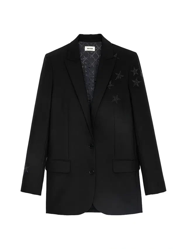 Zadig & Voltaire Women's Viva Strass Star Jacket - Black