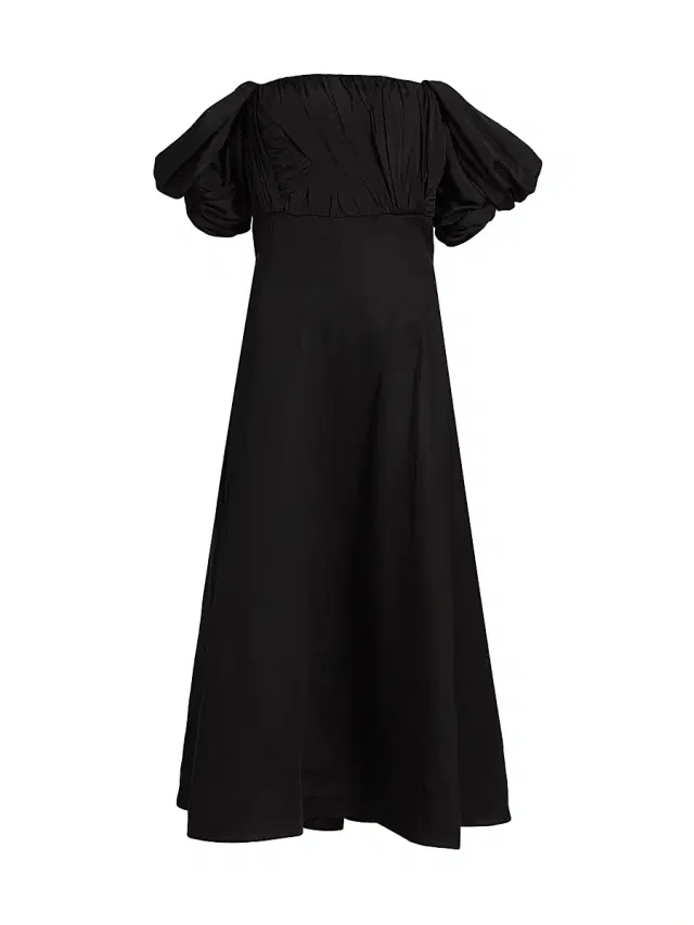 Reiss Women's Frankie Bardot Sculpted Midi-Dress - Black