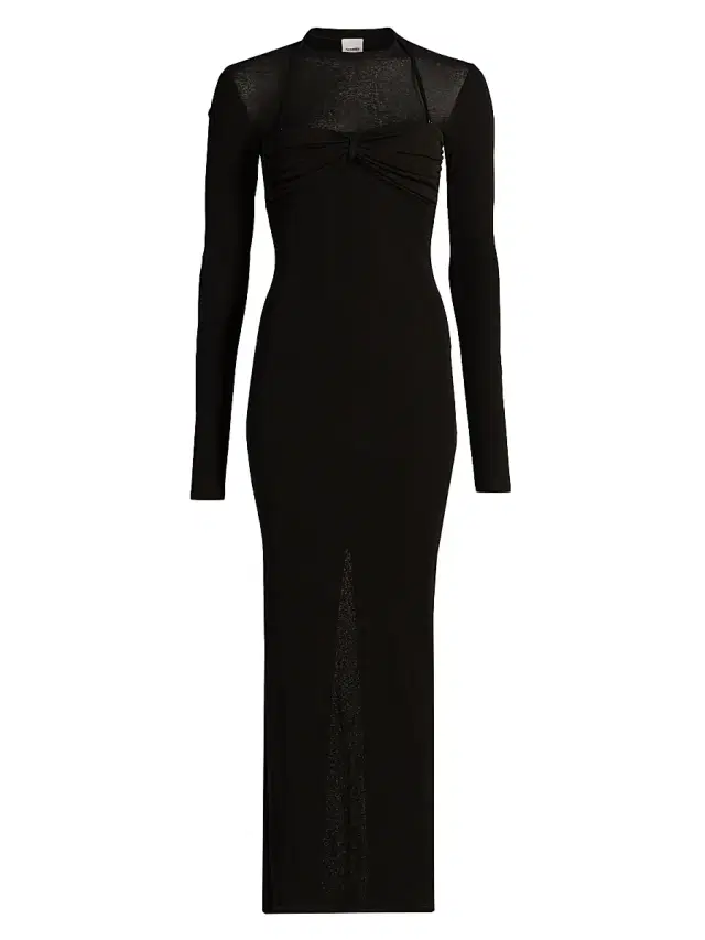 Nanushka Women's Artemiz Bodycon Midi-Dress - Anthracite
