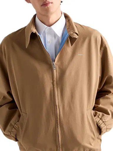 Prada Men's Cotton Jacket - Brown - Size 44 | Thumbnail 4 Prada Men's Cotton Jacket - Brown - Size 44 | Thumbnail 4