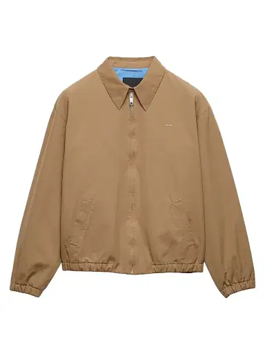 Prada Men's Cotton Jacket - Brown - Size 44 | Thumbnail 1 Prada Men's Cotton Jacket - Brown - Size 44 | Thumbnail 1
