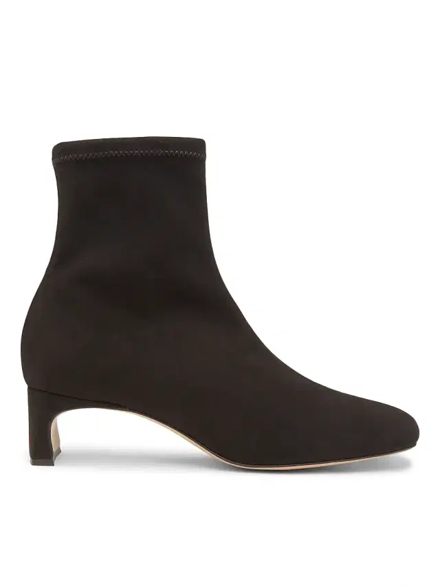 Odissì Women's Francoise 50MM Stretch Ankle Booties - Dark Brown