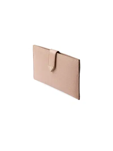 Prada Women's Saffiano and Leather Wallet - Beige | Thumbnail 3