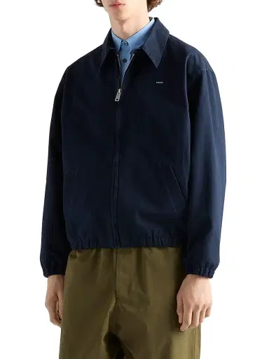 Prada Men's Cotton Shirt - Blue - Size 16.5 | Thumbnail 2