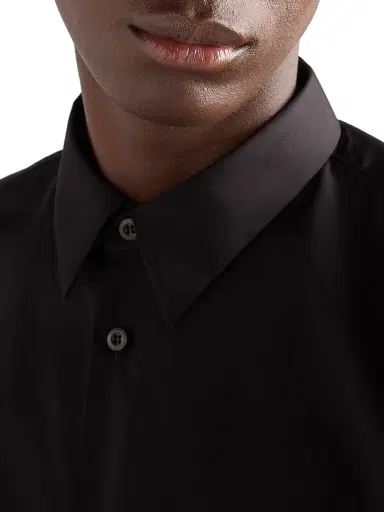 Prada Men's Cotton Shirt - Black - Size Medium | Thumbnail 5 Prada Men's Cotton Shirt - Black - Size Medium | Thumbnail 5