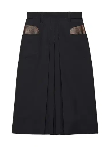 Prada Women's Kid Mohair Midi Skirt - Blue | Thumbnail 1 Prada Women's Kid Mohair Midi Skirt - Blue | Thumbnail 1