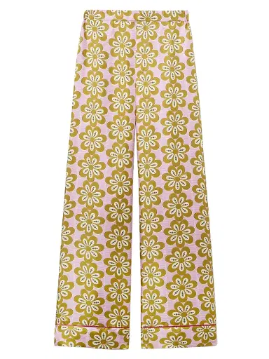 La DoubleJ Women's Pajama Pants - Caper Pink - Size Large | Thumbnail 1