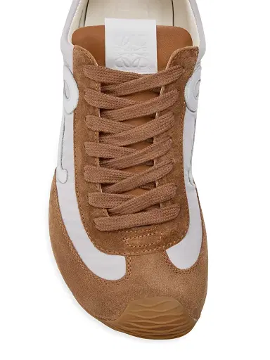 LOEWE Women's Ballet Runner 2.0 Low-Top Sneakers - Grey White Tan | Thumbnail 4 LOEWE Women's Ballet Runner 2.0 Low-Top Sneakers - Grey White Tan | Thumbnail 4