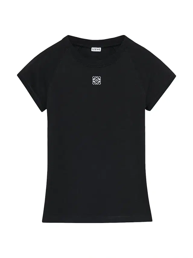 LOEWE Women's Small-Fit Logo T-Shirt - Black