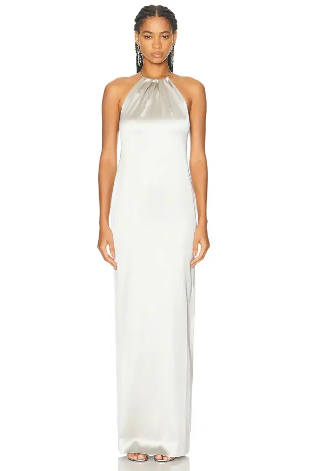 Ralph Lauren Collection Corra Stretch Satin Evening Dress