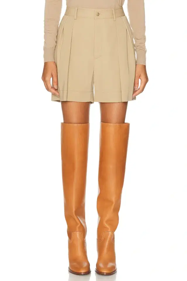 Ralph Lauren Collection Sherri Wool Gabardine Short