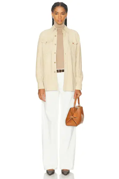 Ralph Lauren Collection Mercer Relaxed Wide-Leg Jean | Thumbnail 5