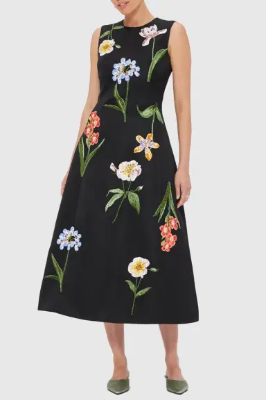 LEO LIN Cleo Midi Dress | Thumbnail 4