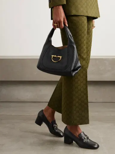 Gucci Lady Horsebit-detailed Leather Pumps | Thumbnail 2 Gucci Lady Horsebit-detailed Leather Pumps | Thumbnail 2