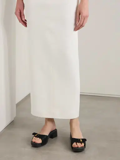 Khaite Britt Buckled Calf Hair Mules | Thumbnail 2