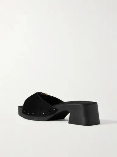 Khaite Britt Buckled Calf Hair Mules | Thumbnail 3