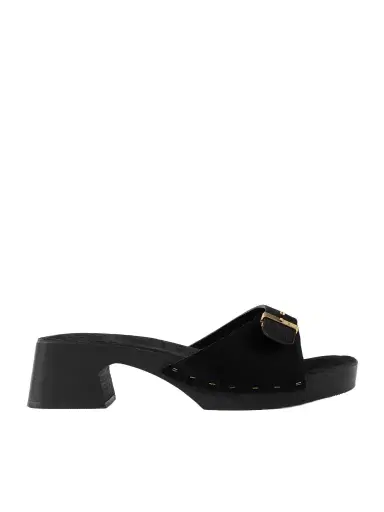 Khaite Britt Buckled Calf Hair Mules | Thumbnail 1