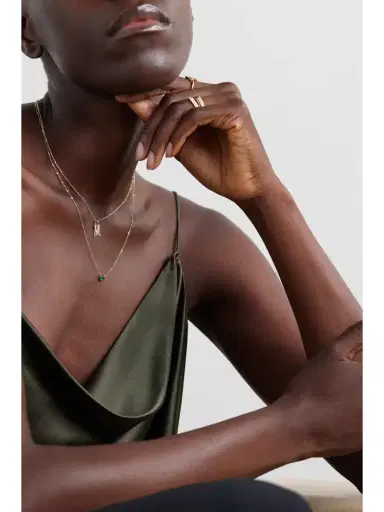 Anita Ko 18-karat Gold Emerald Necklace | Thumbnail 5 Anita Ko 18-karat Gold Emerald Necklace | Thumbnail 5