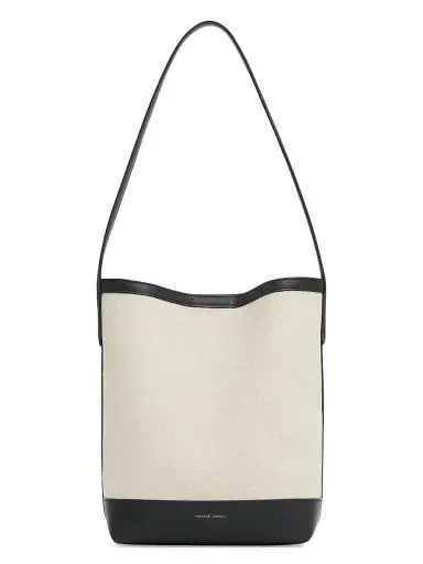 Mansur Gavriel Women's Everyday Cabas Tote Bag - Natural And Black | Thumbnail 1