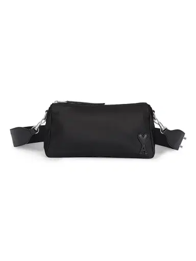 AMI PARIS Men's Logo Crossbody Bag | Thumbnail 1 AMI PARIS Men's Logo Crossbody Bag | Thumbnail 1