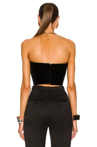 Saint Laurent Strapless Top | Thumbnail 3 Saint Laurent Strapless Top | Thumbnail 3