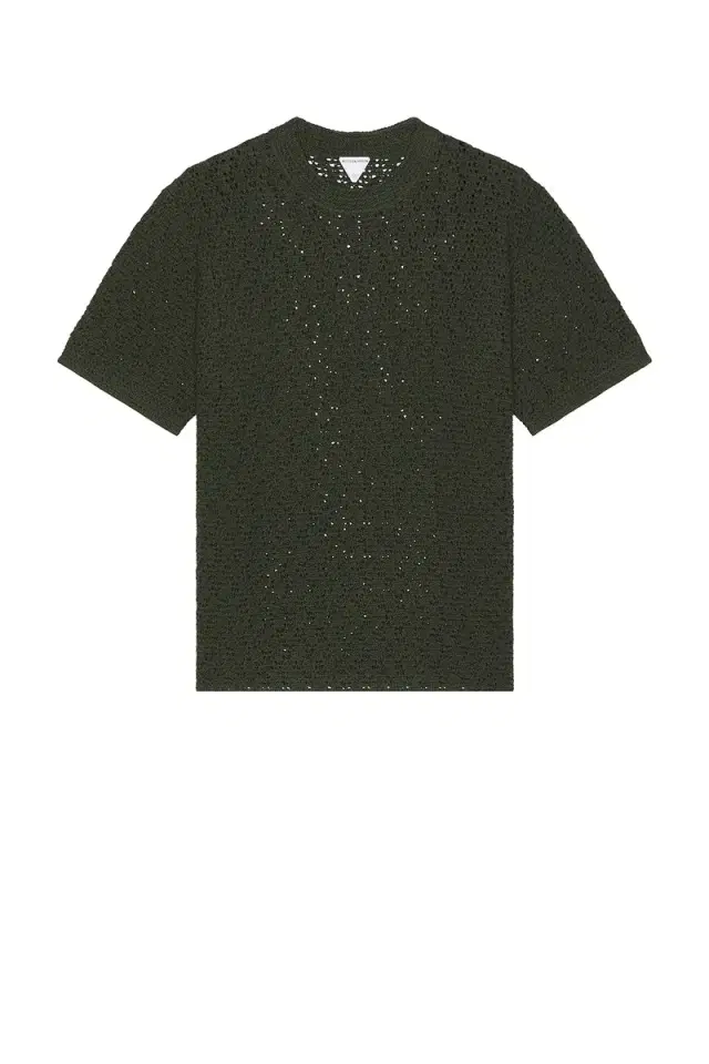 Bottega Veneta Cotton Crochet Knit Tee