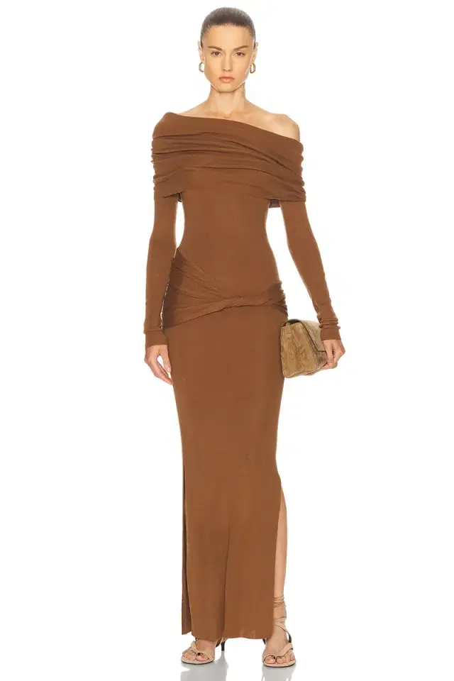 Aya Muse Off Shoulder Maxi Dress