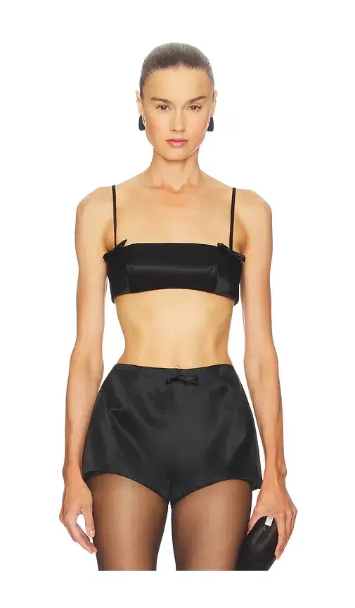 Duchesse Silk Bralette Top