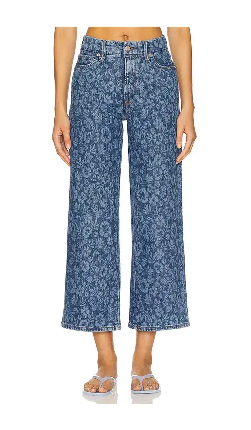Good American Good Waist Cropped Palazo