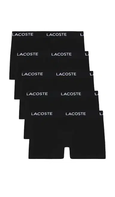 Lacoste 5-Pack Stretch Cotton Trunks | Thumbnail 1 Lacoste 5-Pack Stretch Cotton Trunks | Thumbnail 1