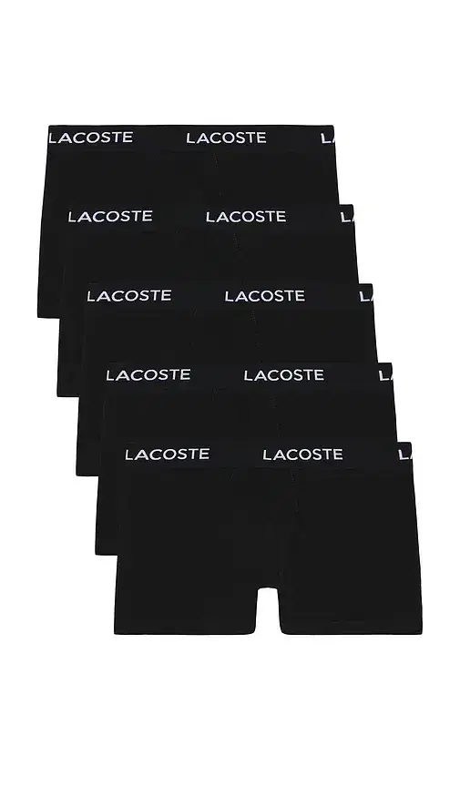 Lacoste 5-Pack Stretch Cotton Trunks